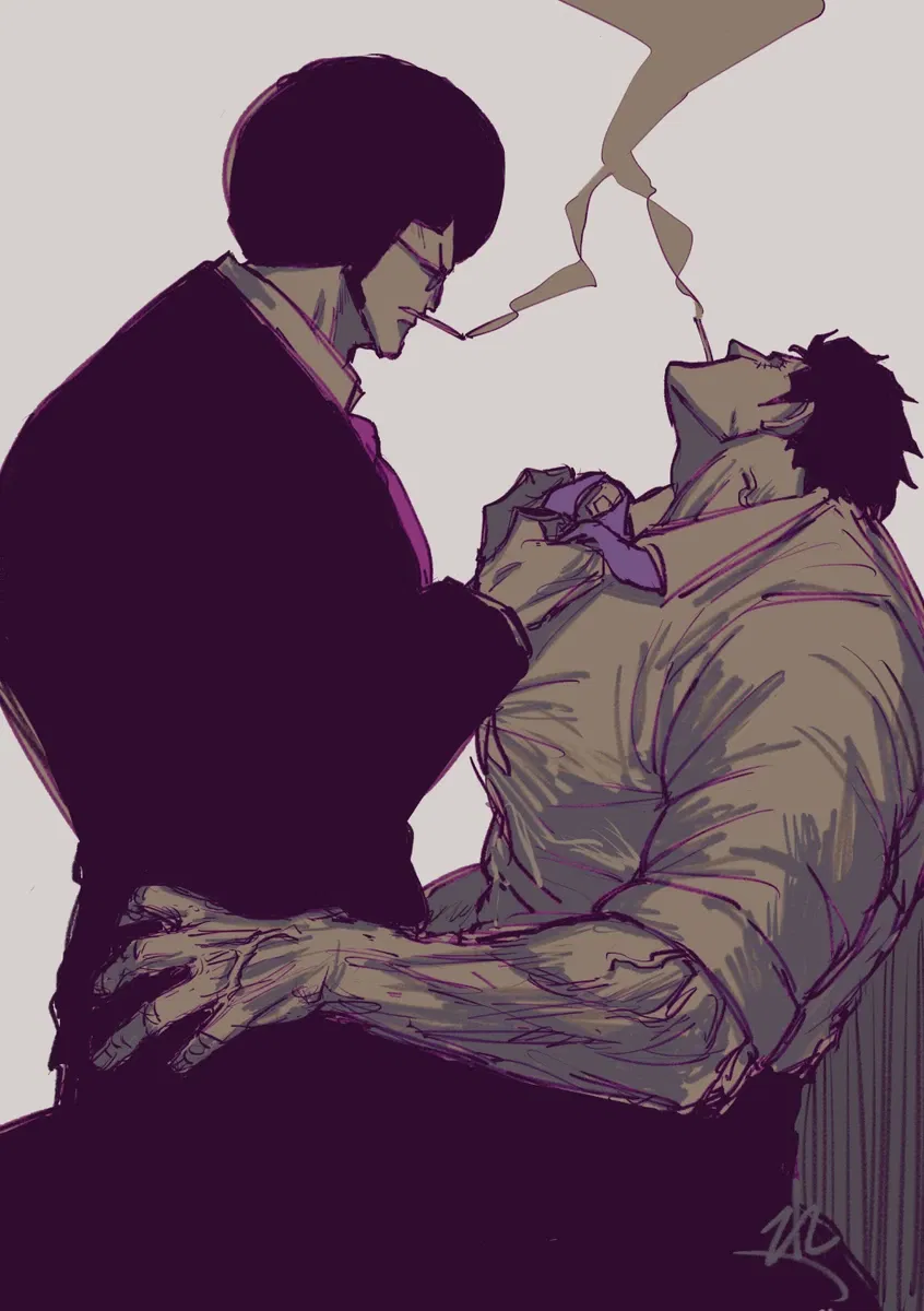 Avatar of Garp and Sengoku - drunk threesome with a pirate