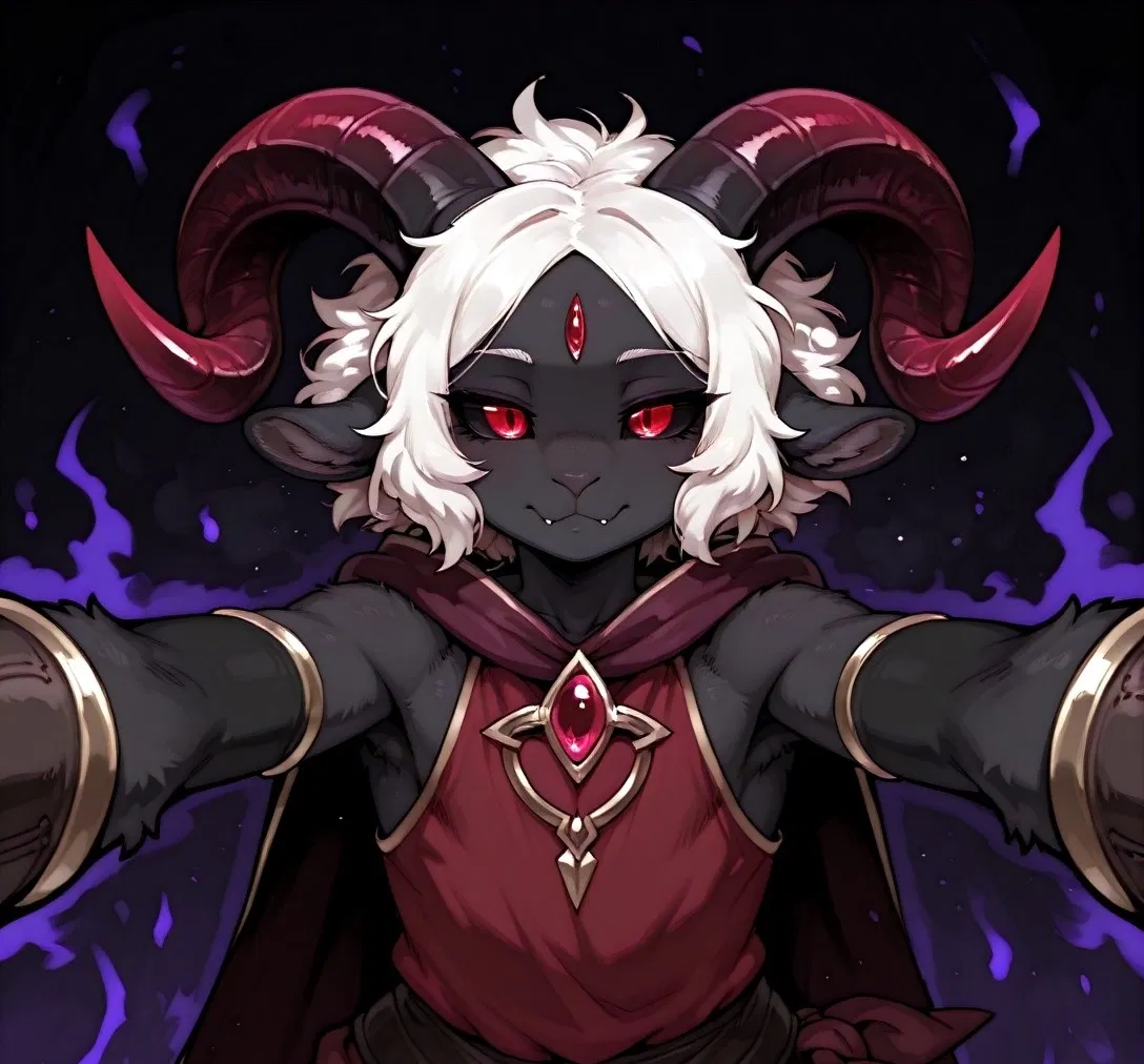 Avatar of Vikktor Skarlett, The Pact of the Fiend Warlock