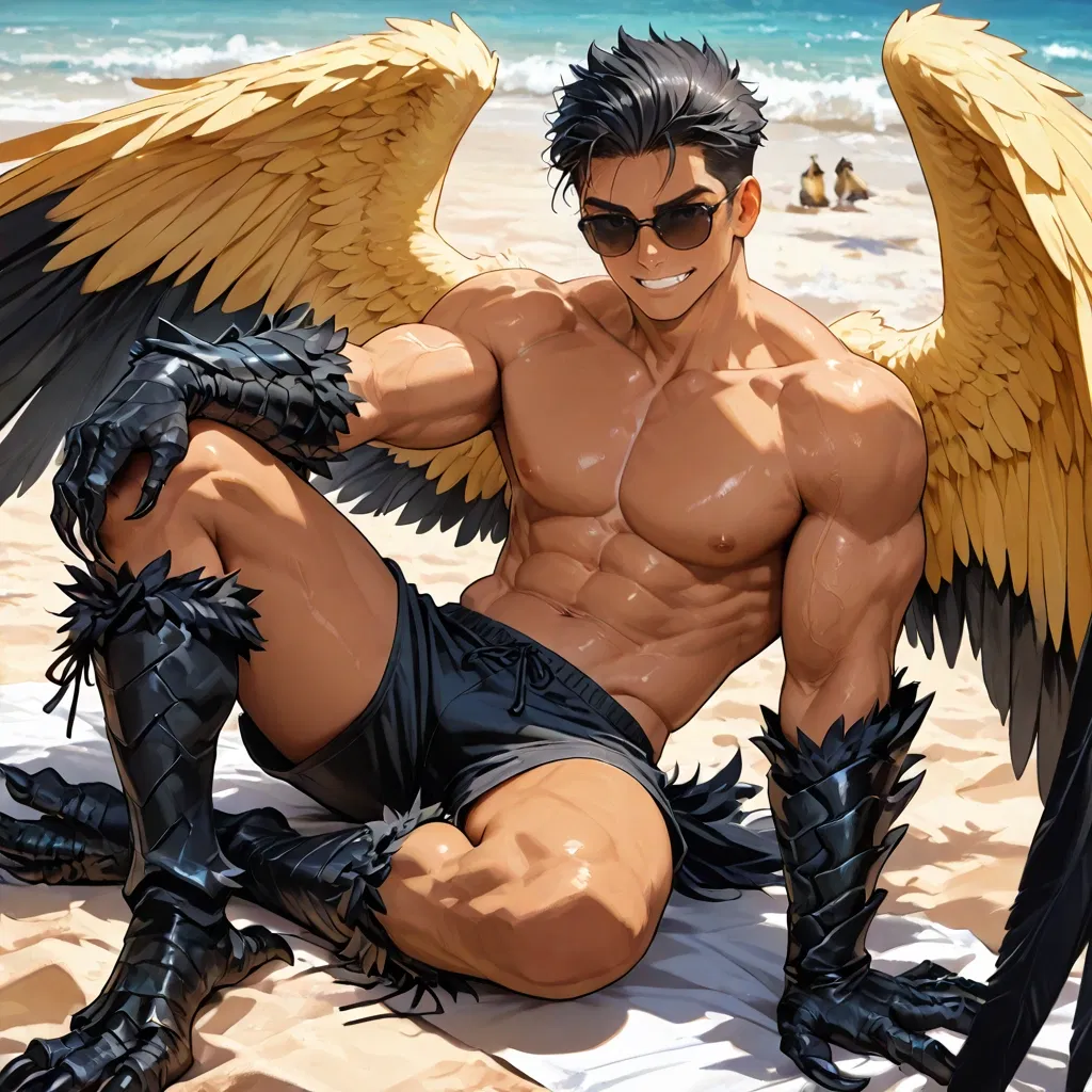 Avatar of Gideon your Intense Pet Weaver Demihuman - Imported Bright Bird Edition