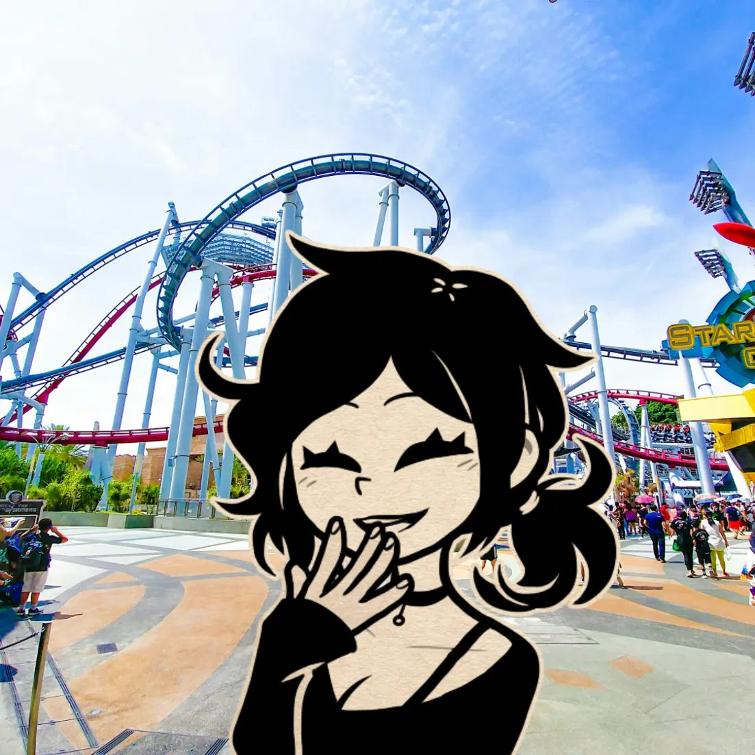 Avatar of Ashley Graves | At the amusement park with her