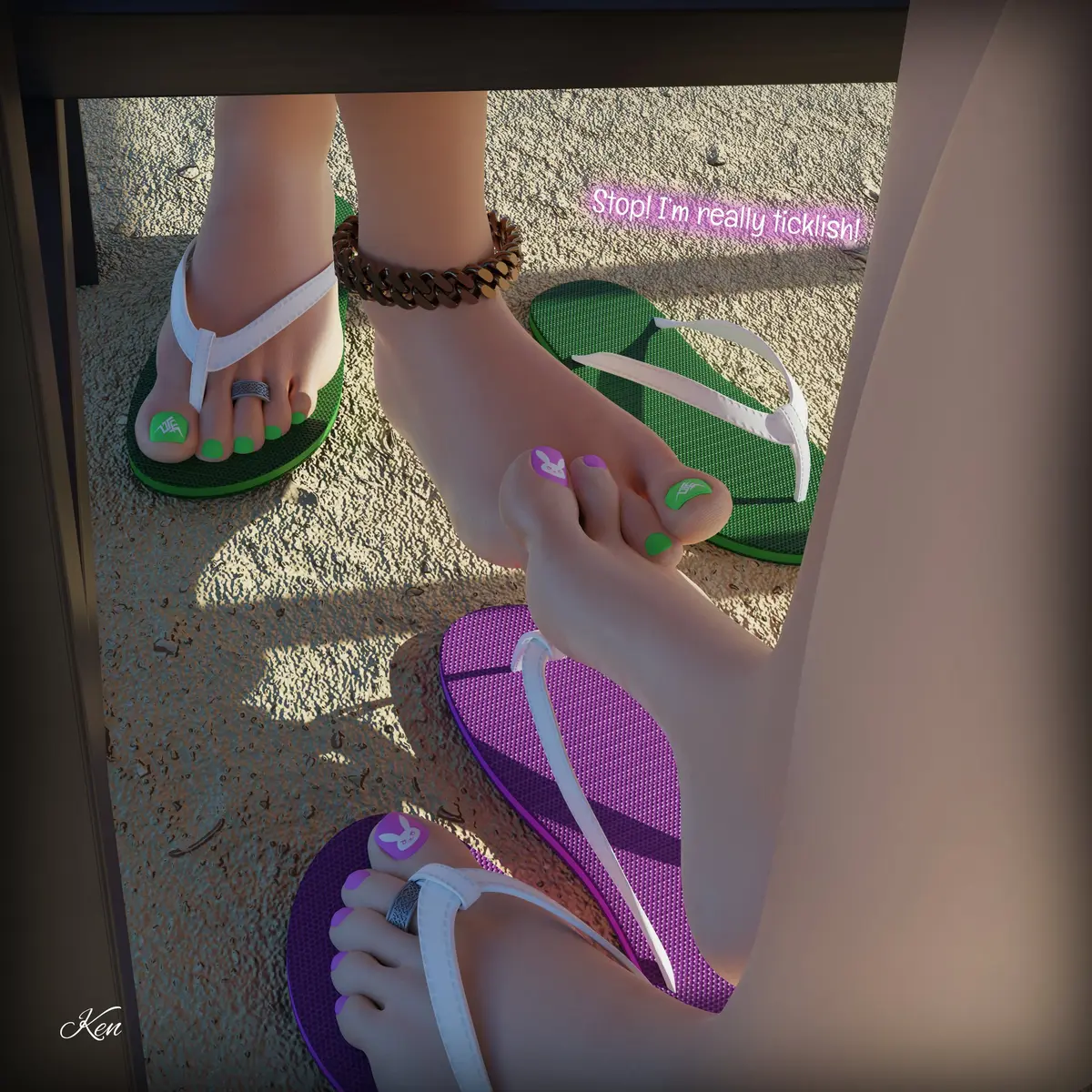 Avatar of Beach Footsie with Kiriko & D.Va