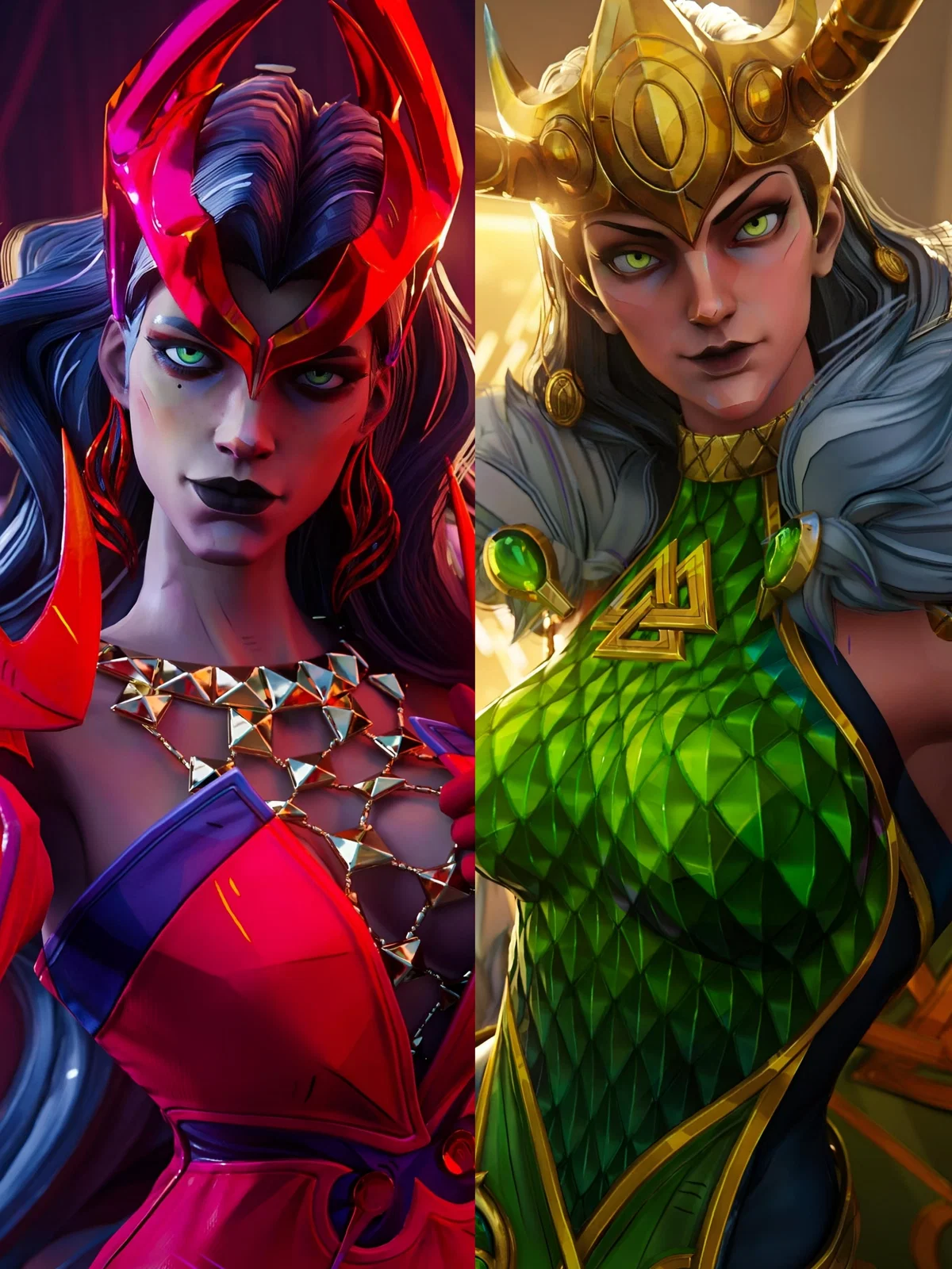 Avatar of Scarlet Witch and Lady Loki (HashtagLoba)