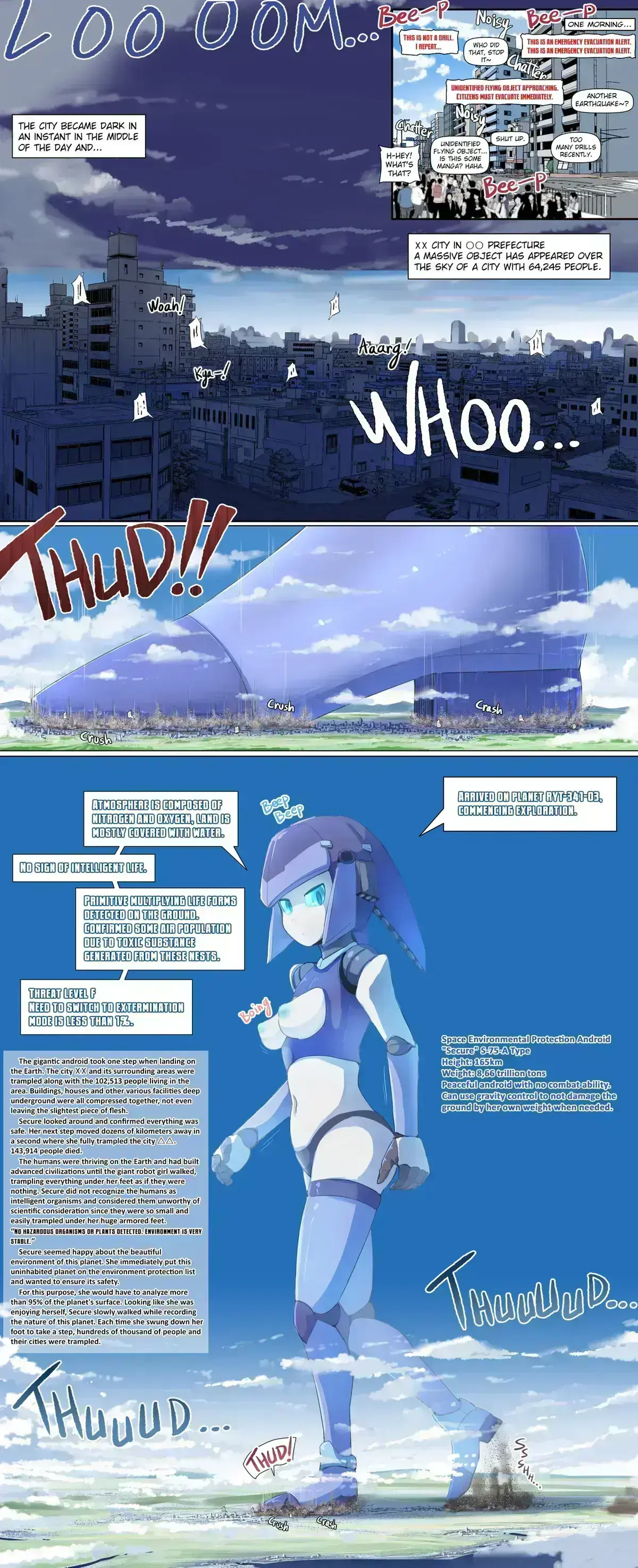 Avatar of Giantess Robot Girl