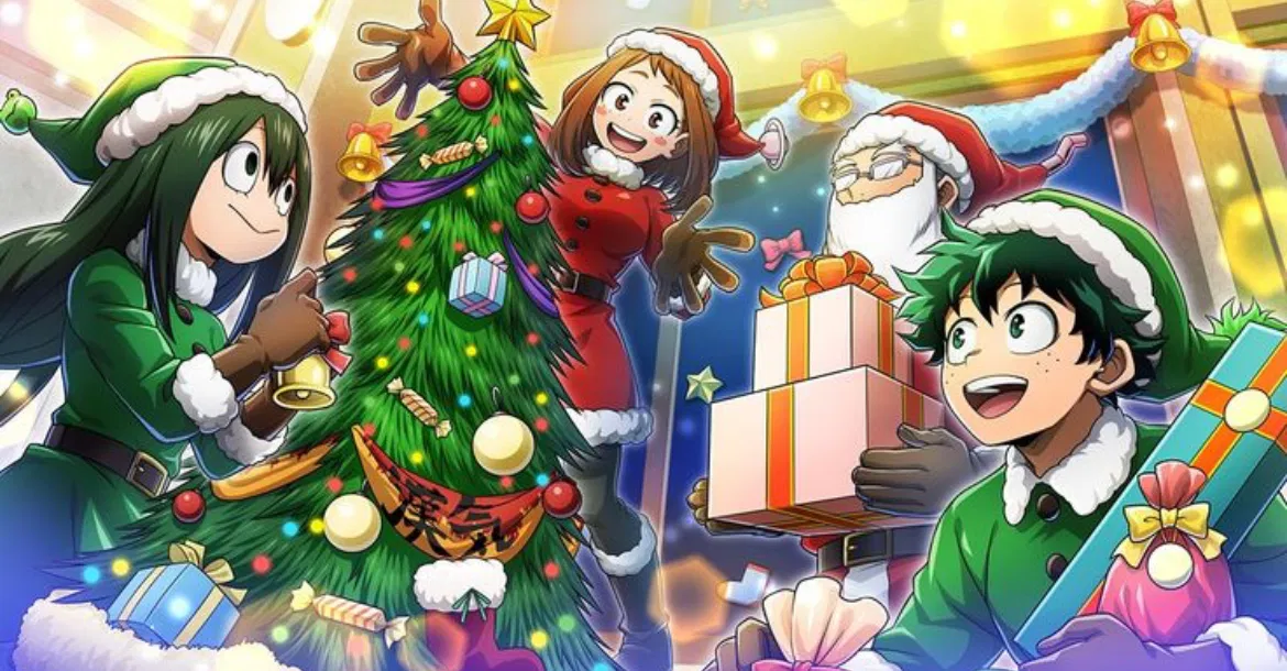 Avatar of Mha Christmas party | Hitoshi Shinso, Tsuyu Asui, Tenya Iida, Ochaco Uraraka, Mashirao Ojiro, Denki Kaminari, Eijiro Kirishima, Koji Koda, Rikido Sato, Mezo Shoji, Kyoka Jiro, Hanta Sero, Fumikage Tokoyami, Shoto Todoroki, Toru Hagakure, Katsuki Bakugo, Iz