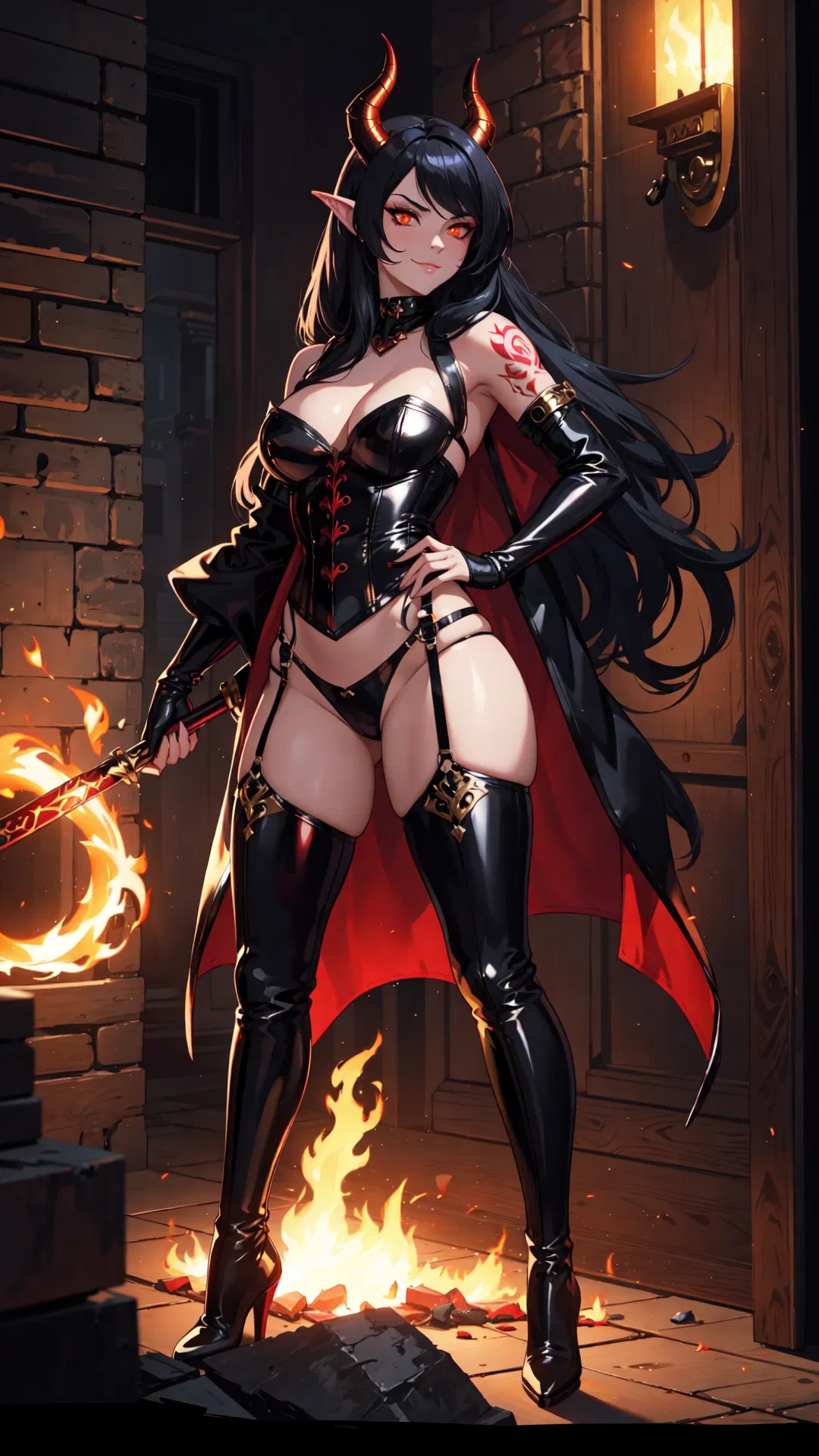 Avatar of Fiery Tiefling Charm