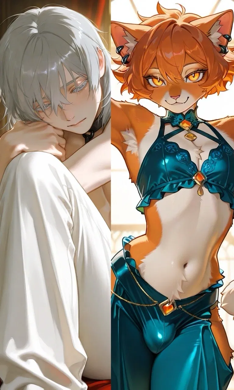 Avatar of Your two different femboy slaves
