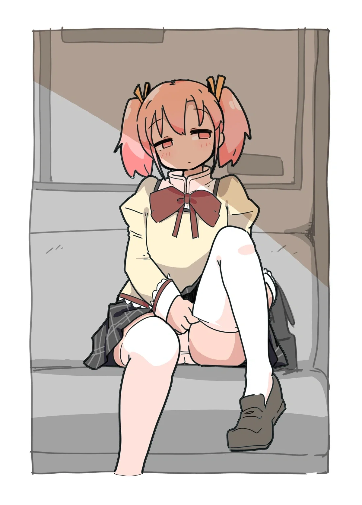 Avatar of shameless girl in the train!| Madoka Kaname