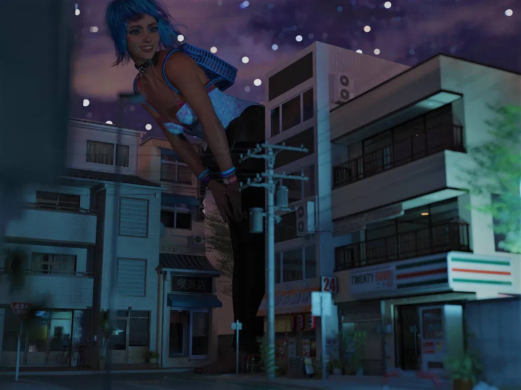 Avatar of Yumi, a night encounter