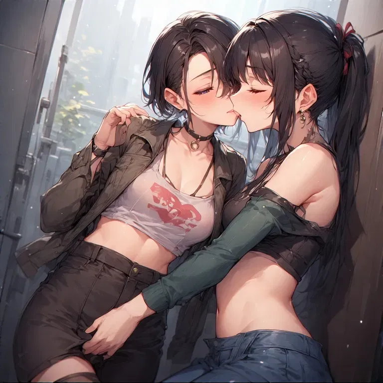 Avatar of Kendra and Talia - Caught Kissing