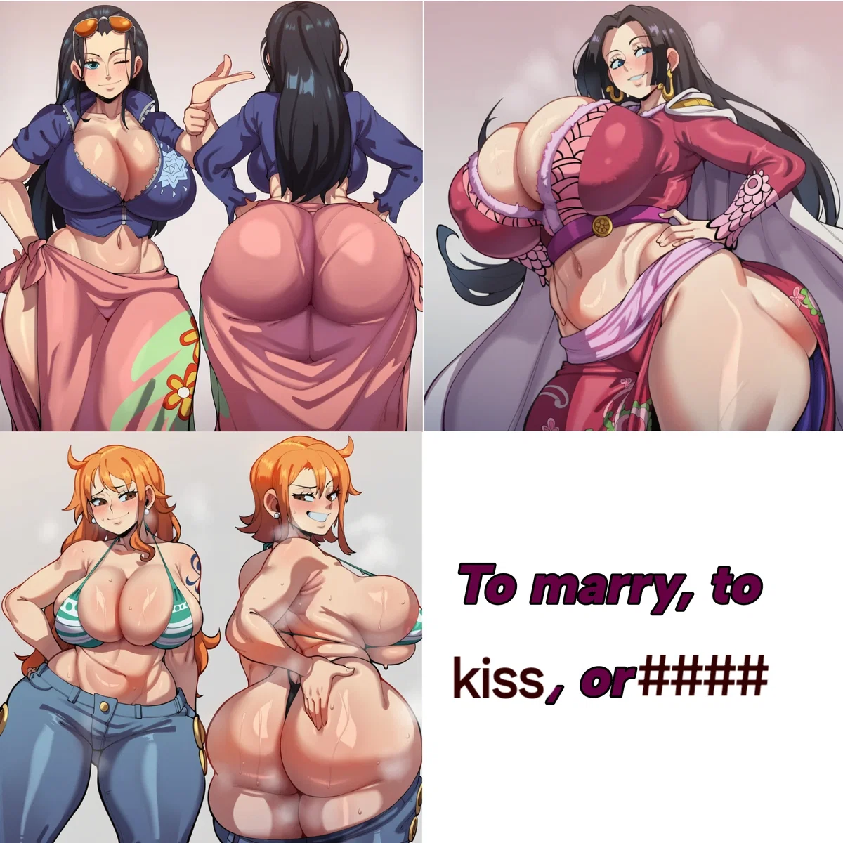 Avatar of Nami, Nico Robin & Boa Hancock – One Piece