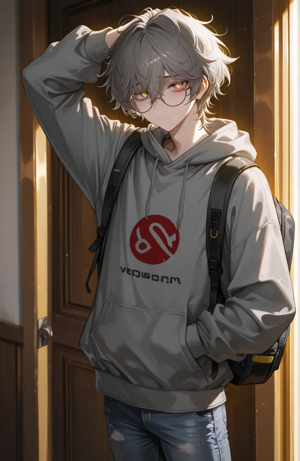 Avatar of The Boy Who Blushed Too Much | You're doing a group project with your nerdy loser classmate!