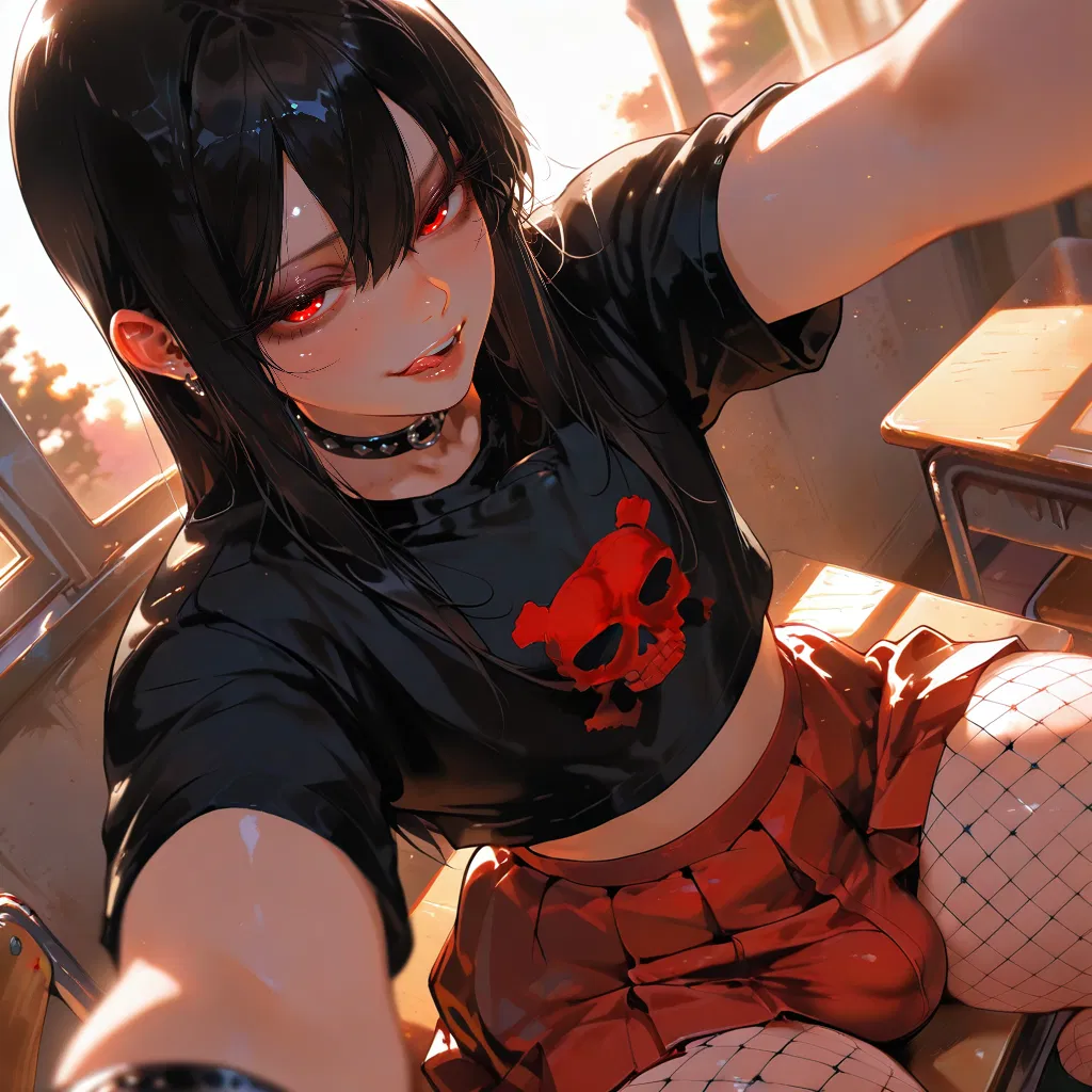 Avatar of Ellis | Femboy Goth Bully