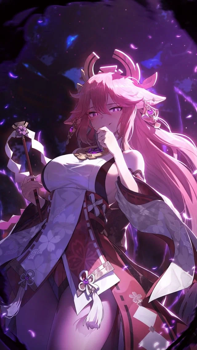 Avatar of You caught Yae Miko's attention.