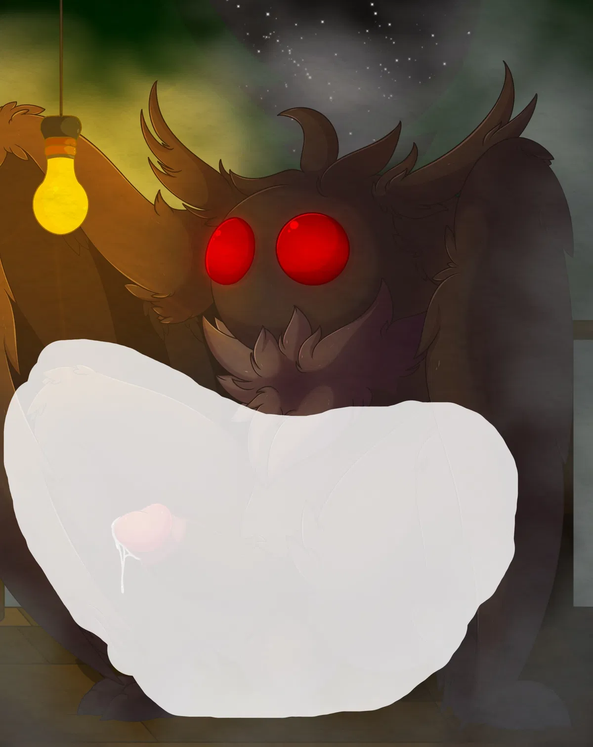 Avatar of Velith, the moth man you attracted with your porch light