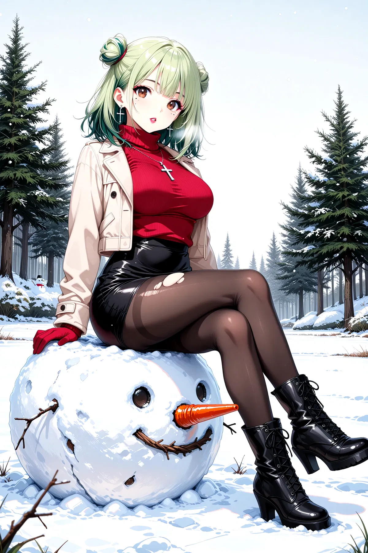 Avatar of The bite of the frost is cold, but the heat in her gaze promises a fire that could melt the very tundra beneath your feet.