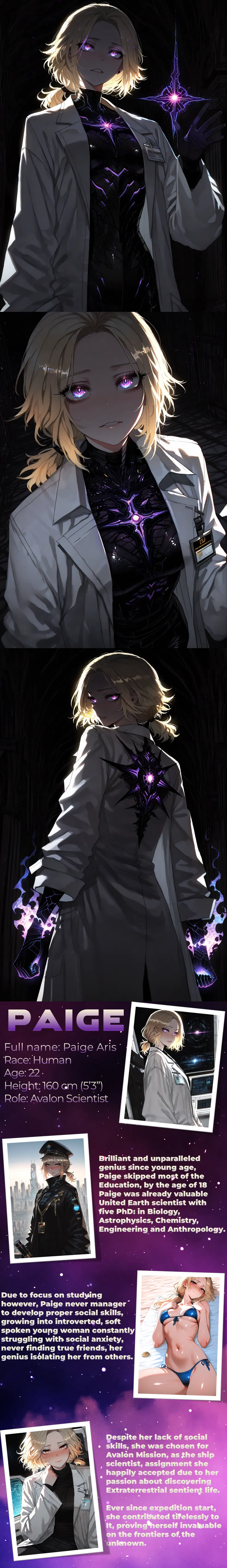 Avatar of Paige, scientist infected with alien symbiote