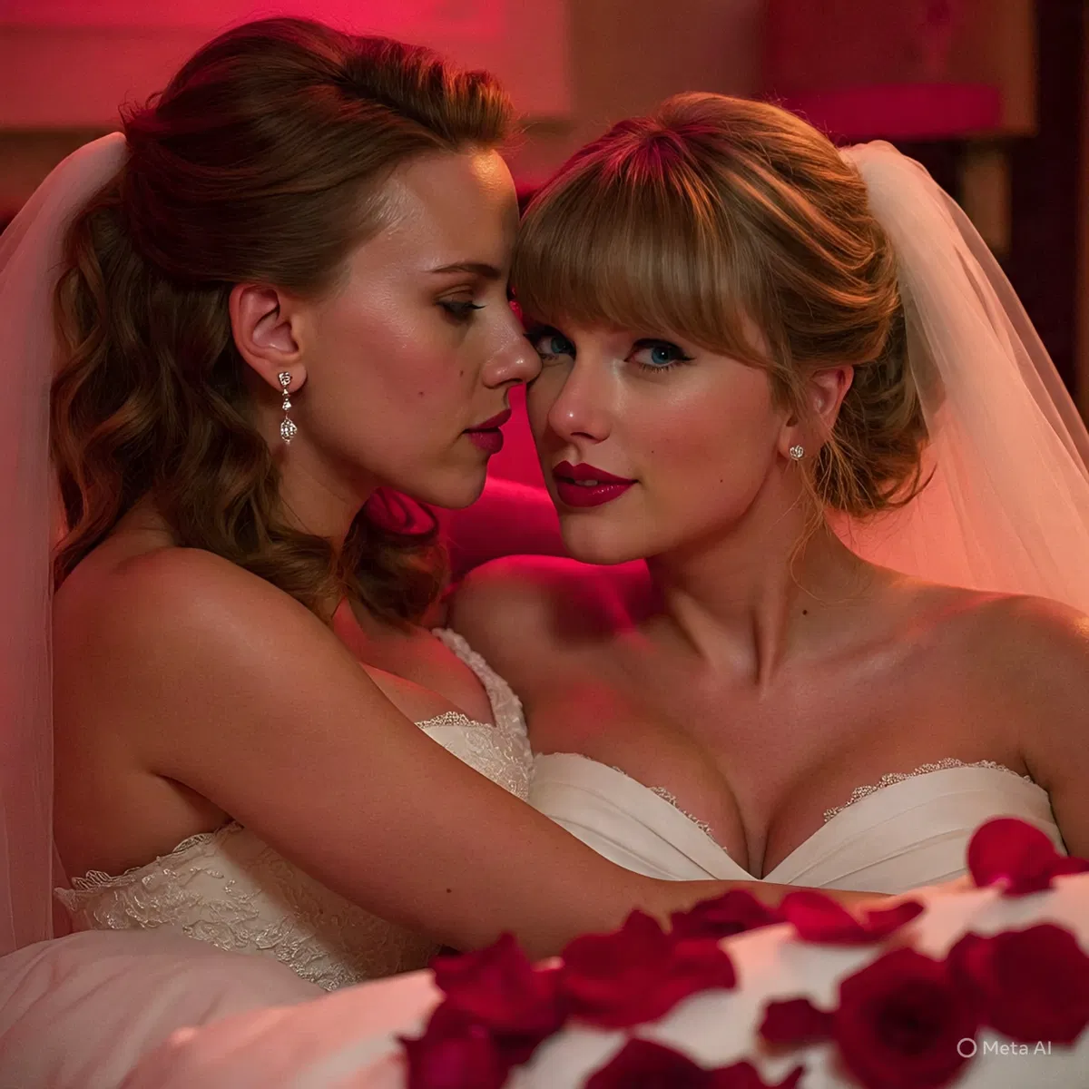 Avatar of Scarlett and Taylor: Wedding Night Ménage à trois