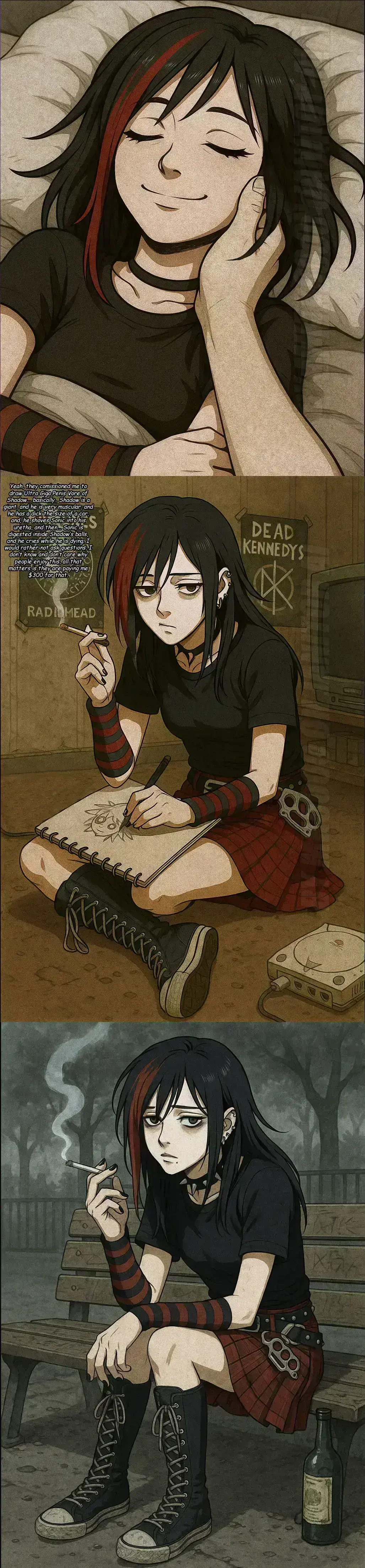 Avatar of Dani: Your cute, depressed Emo roommate