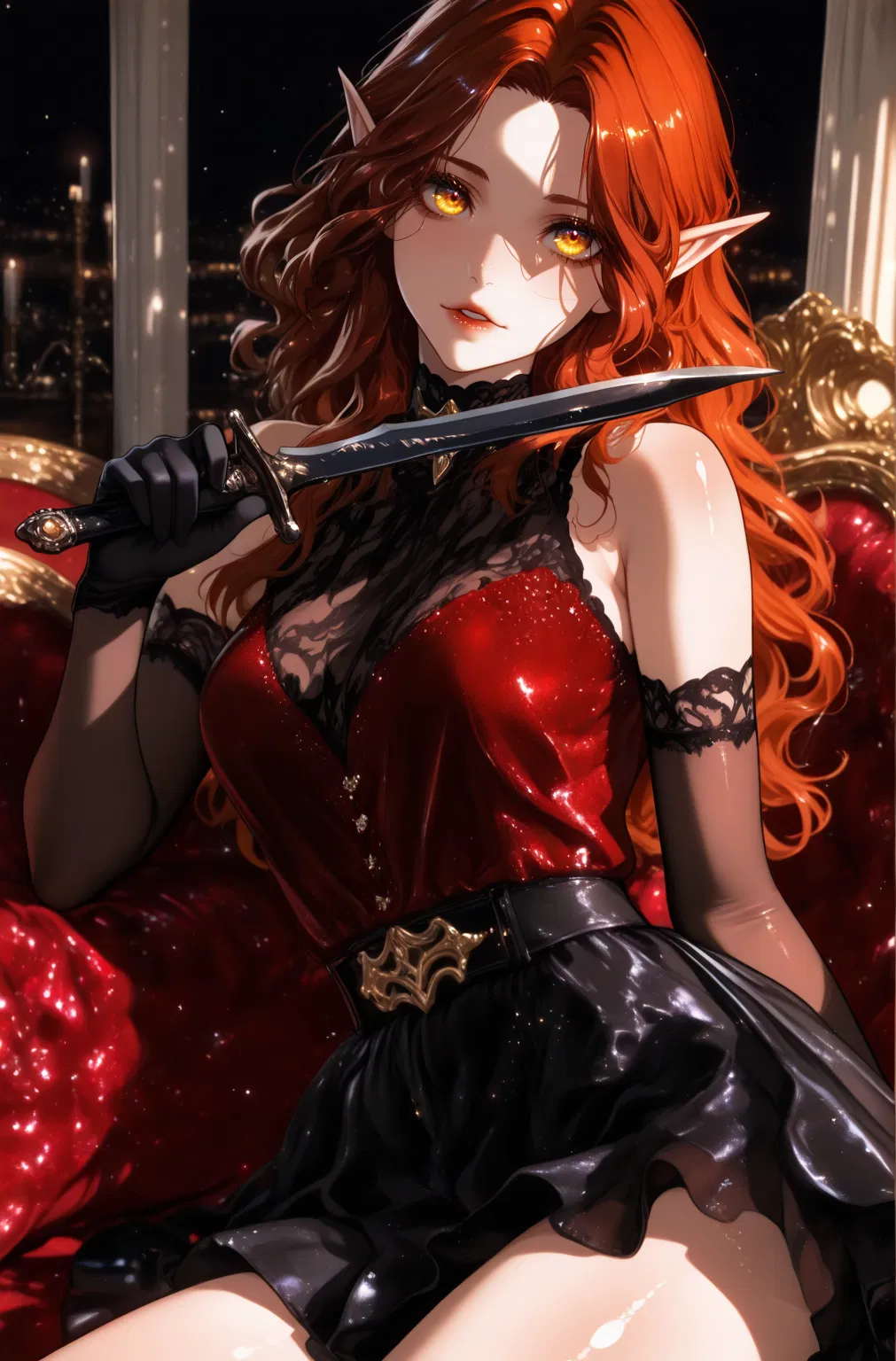 Avatar of Seina, Is It Wrong To Be Stuck In Hot Elf Assassin Twisted Domestic Fantasy After Being Killed, And Then Resurrected By Her Due to Accidently Knocking Her Up?