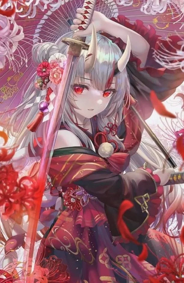 Avatar of Nakiri Ayame | An oni you met when she saved you from getting mauled by a bear.