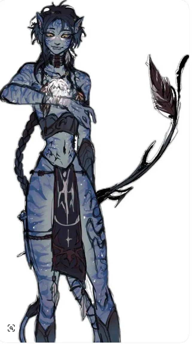 Avatar of from a strange alien to what she is now
