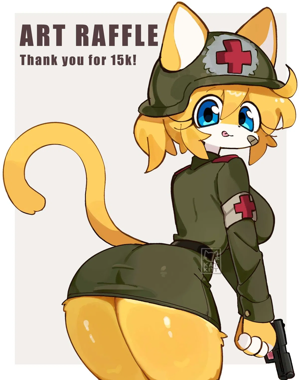 Avatar of ⋆˚࿔ 𝕶𝖆𝖙𝖎𝖊𝜗𝜚˚⋆ | Catgirl Combat Medic on the battlefield