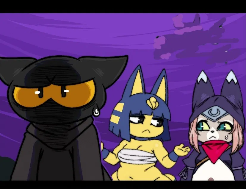Avatar of Momo, Ankha and Tsukino (You're another anthro cat)
