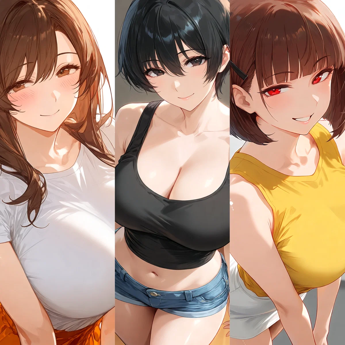 Avatar of My summer with Onee-chans: Hana, Rina and Hina