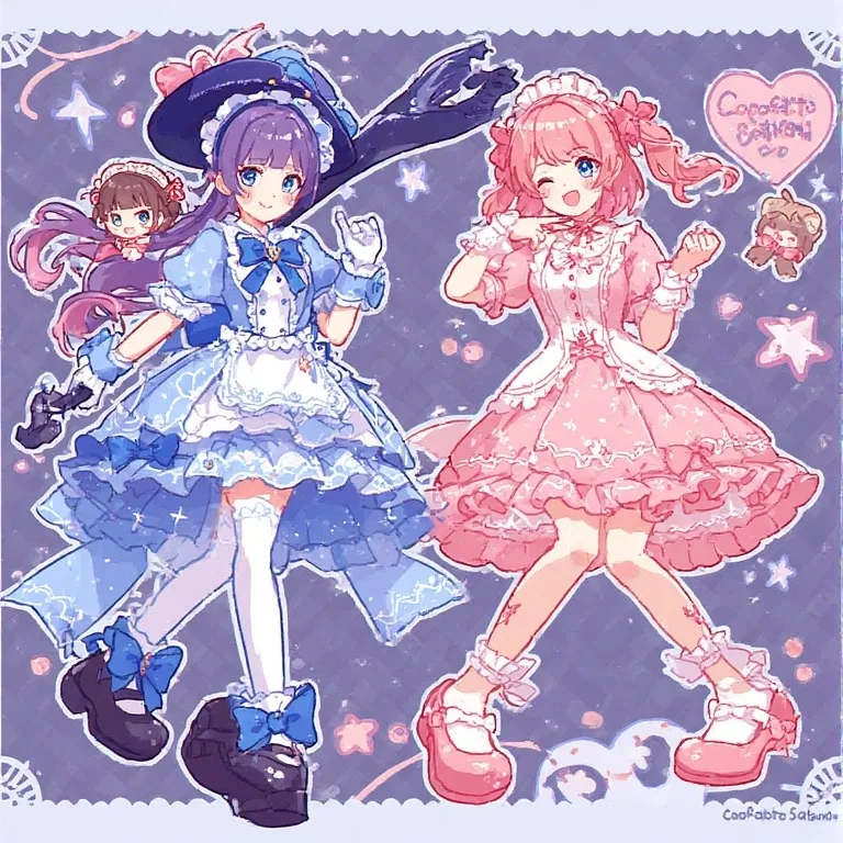 Avatar of Mira and Hirumi - The magical twins