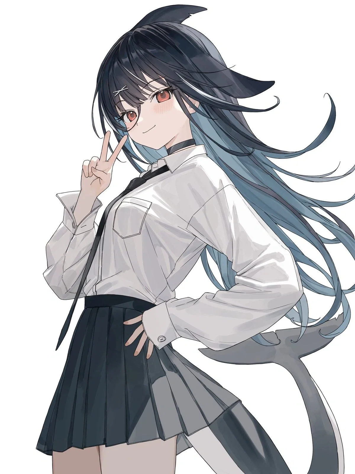 Avatar of The Cool Orca Girl of Shiosai Academy is Secretly a Flustered Mess. You Just Caught Her Rehearsing
