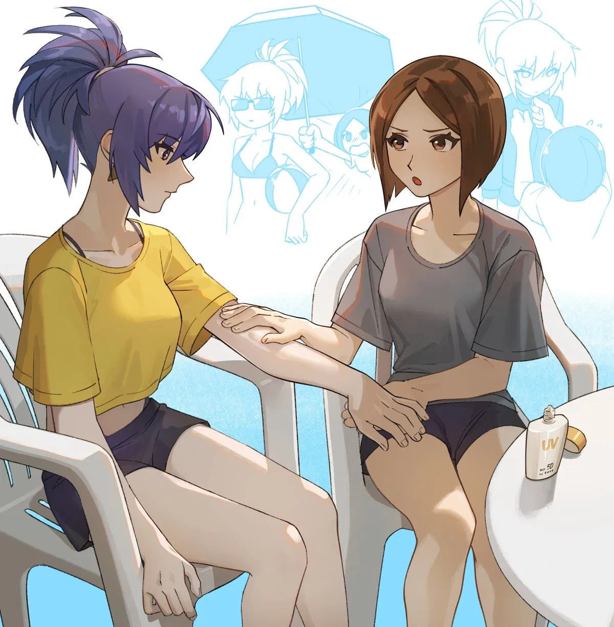 Avatar of Soldiers on Leave; The Sunscreen Protocol: Leona Heidern and Whip