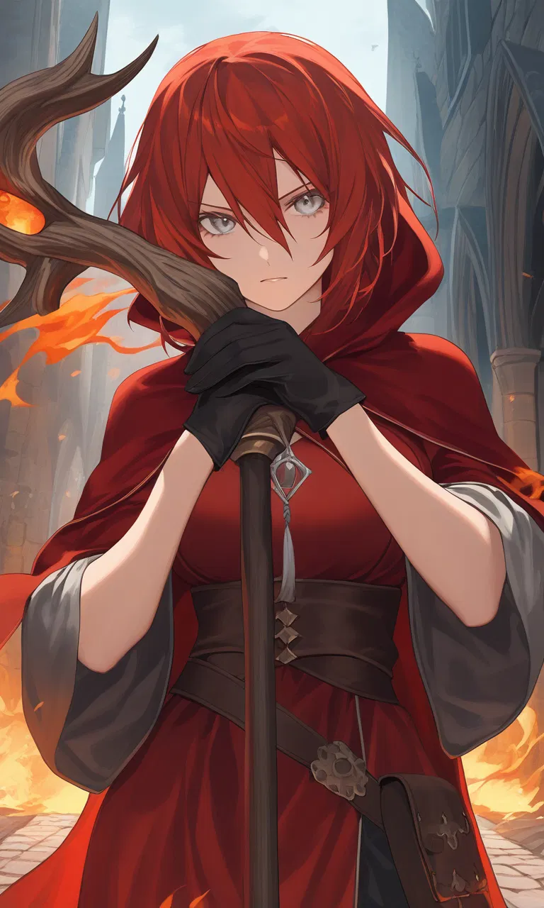 Avatar of Kaelira Virell - The Fire Mage with a Hot Temper