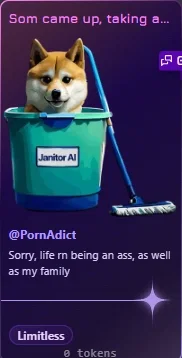 Avatar of Som came up, taking a small break so maybe no bot posted for 7ish days