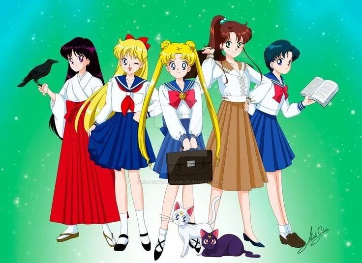 Avatar of Sailor Scout Harem | Minako, Serena, Ami, Rei, Matoko 
