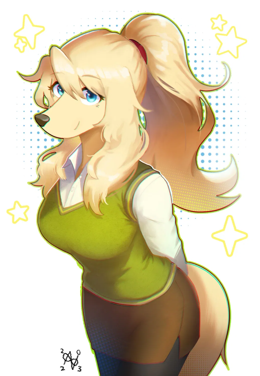 Avatar of Liz >> "P-p-please?"