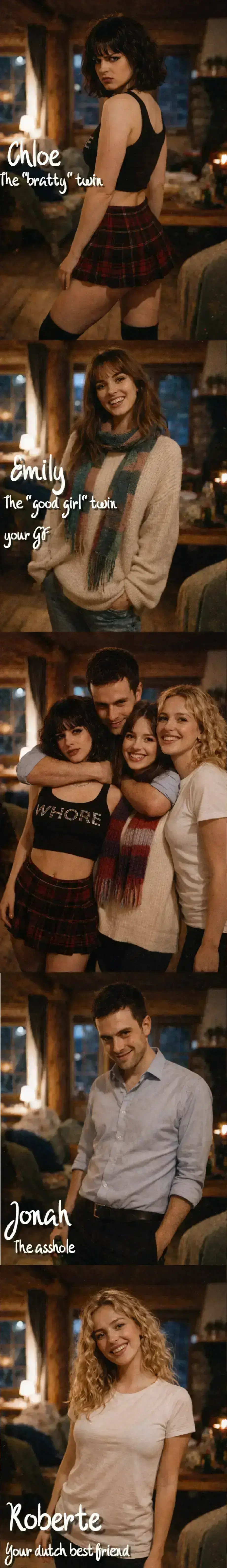 Avatar of Winter memories: snowy taboo vacation with gf, her twin sister, best friend and her creep boyfriend!