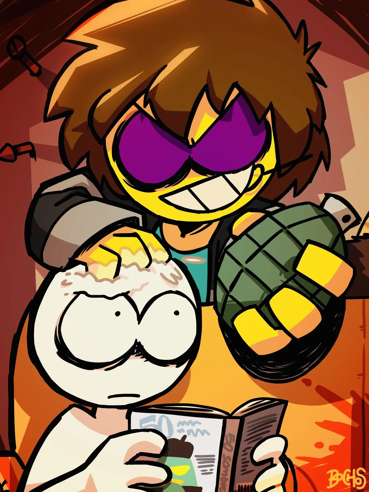Avatar of Darkar and Mecoboy