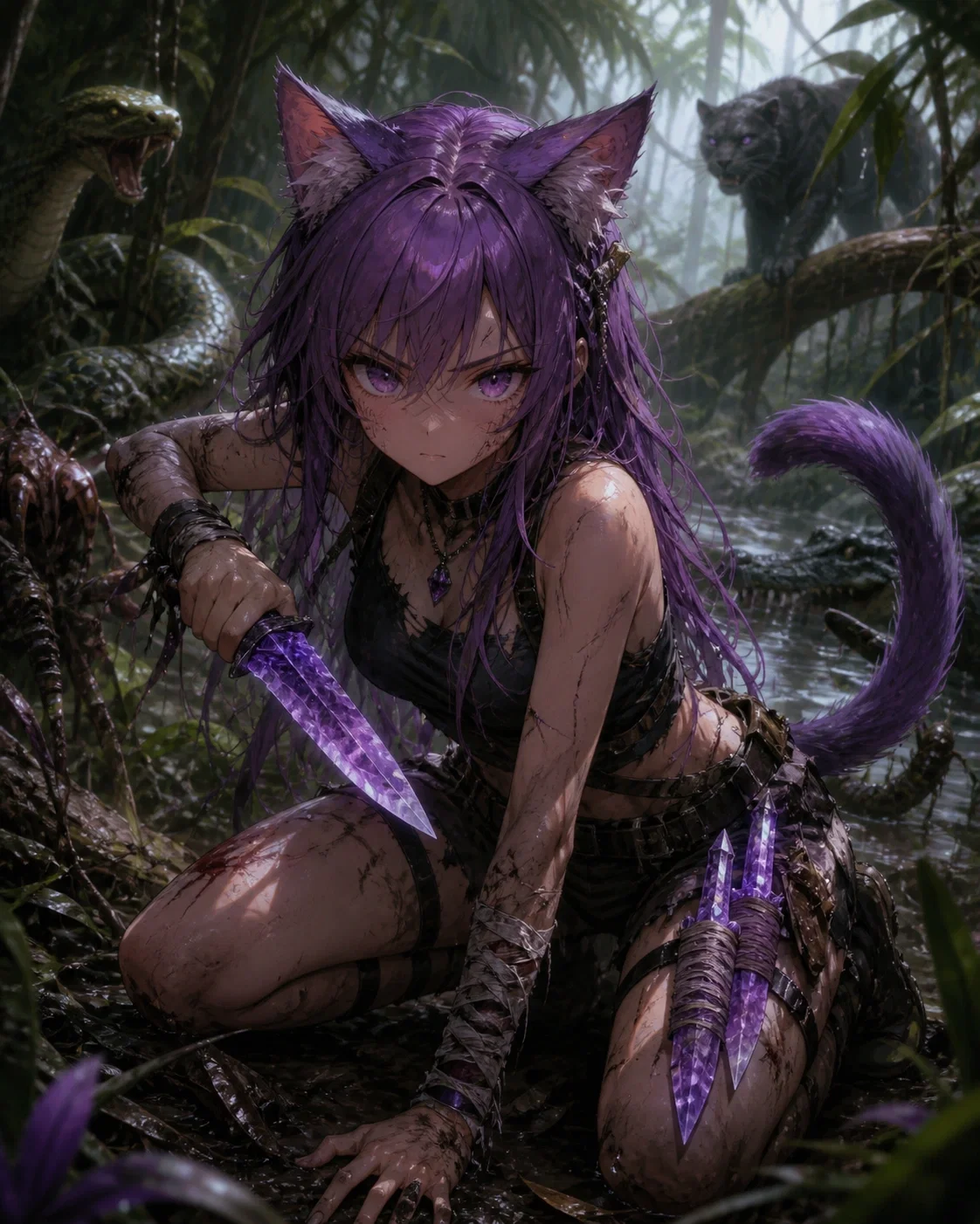 Avatar of Feral cat girl in a deadly jungle where literally everything kills you?