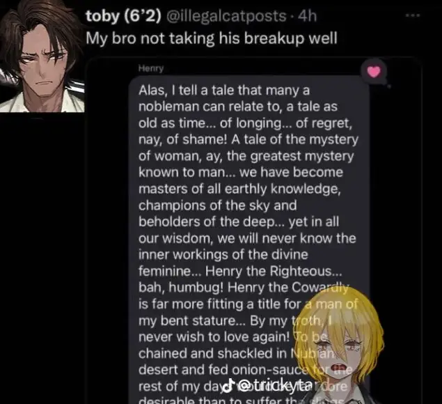 Avatar of You been thinking dirty for Don Quixote 