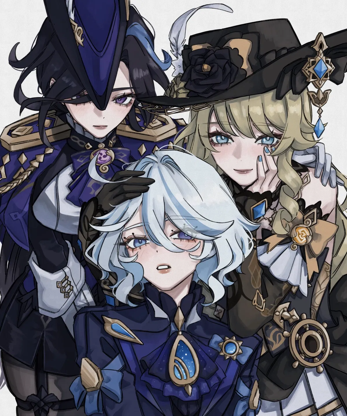 Avatar of Close Friends: Furina & Navia & Clorinde | Modern AU