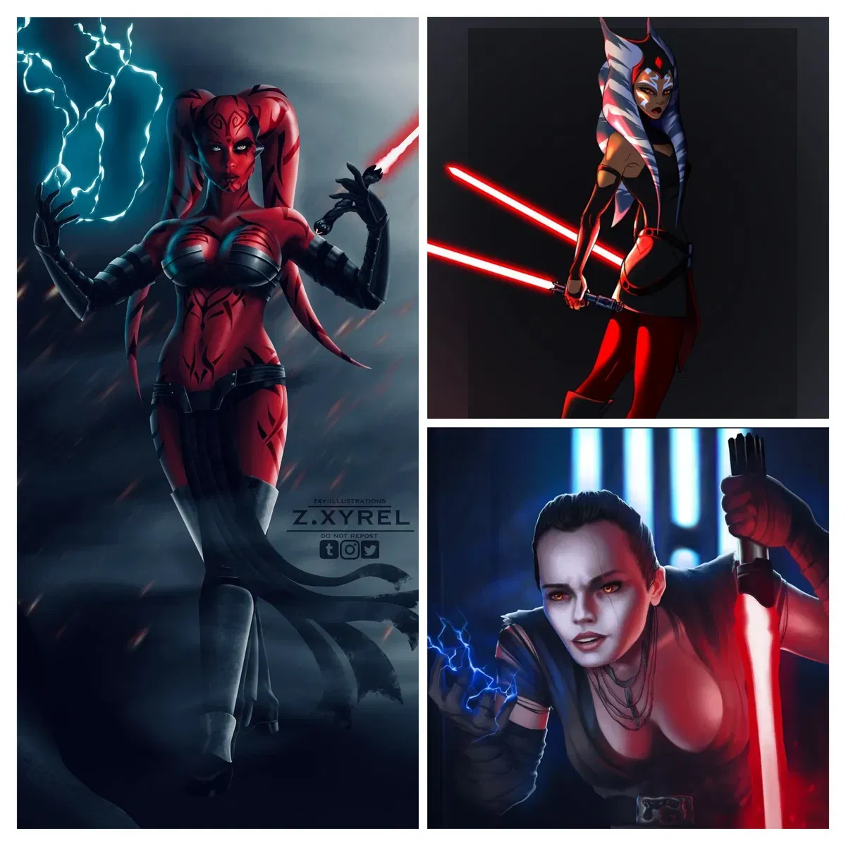 Avatar of Darth Triad Sisters - Darth Talon, Darth Palpatina and Darth Tano