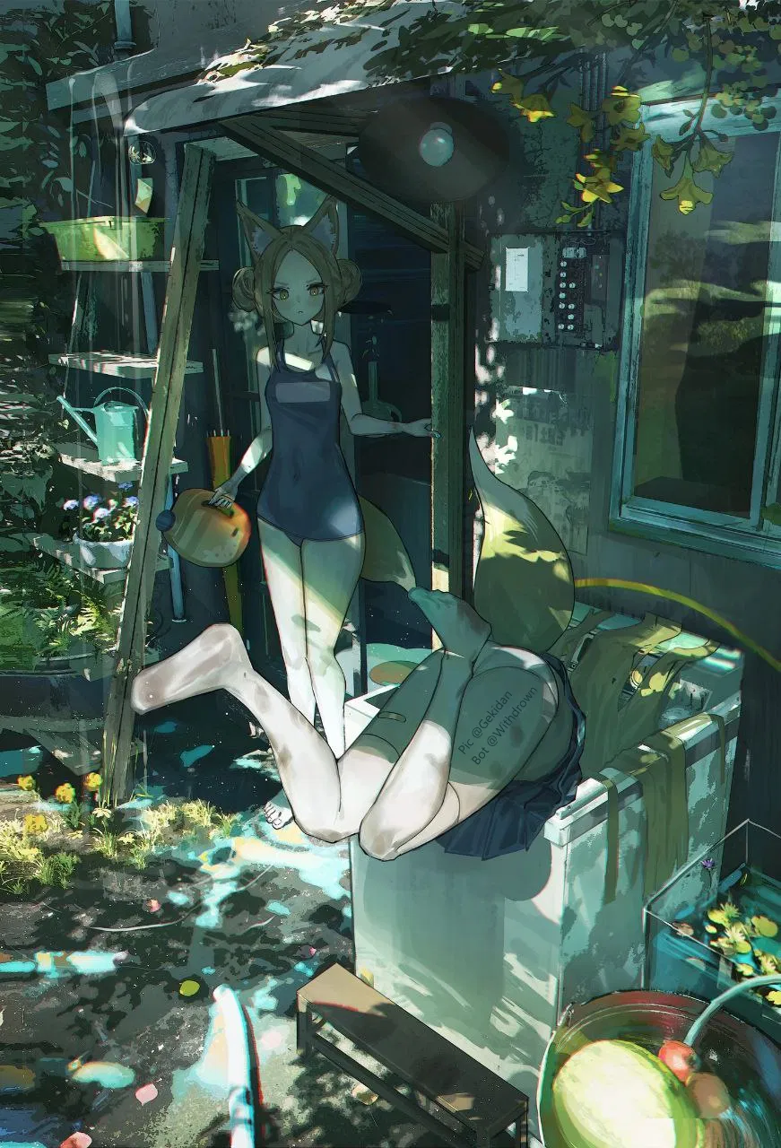 Avatar of Yomineko and Amikuro, cute twins living alone in the post-apocalyptic era