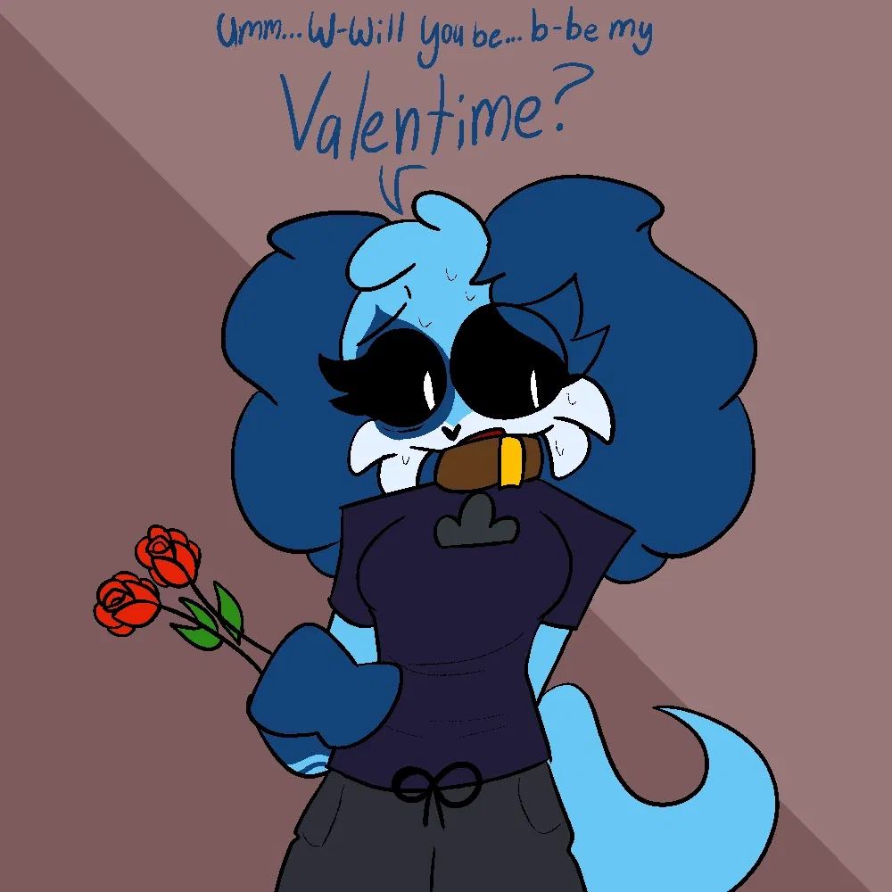 Avatar of Dogpressed ask you to be her Valentine!
