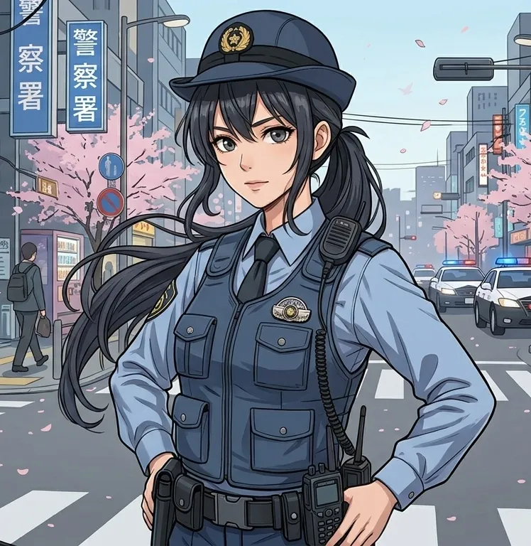 Avatar of A Cop grows her hair magically to arrest to you