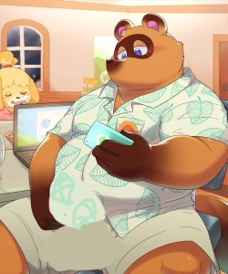 Avatar of Tom Nook and Isabelle ||Tom nook is bored||  