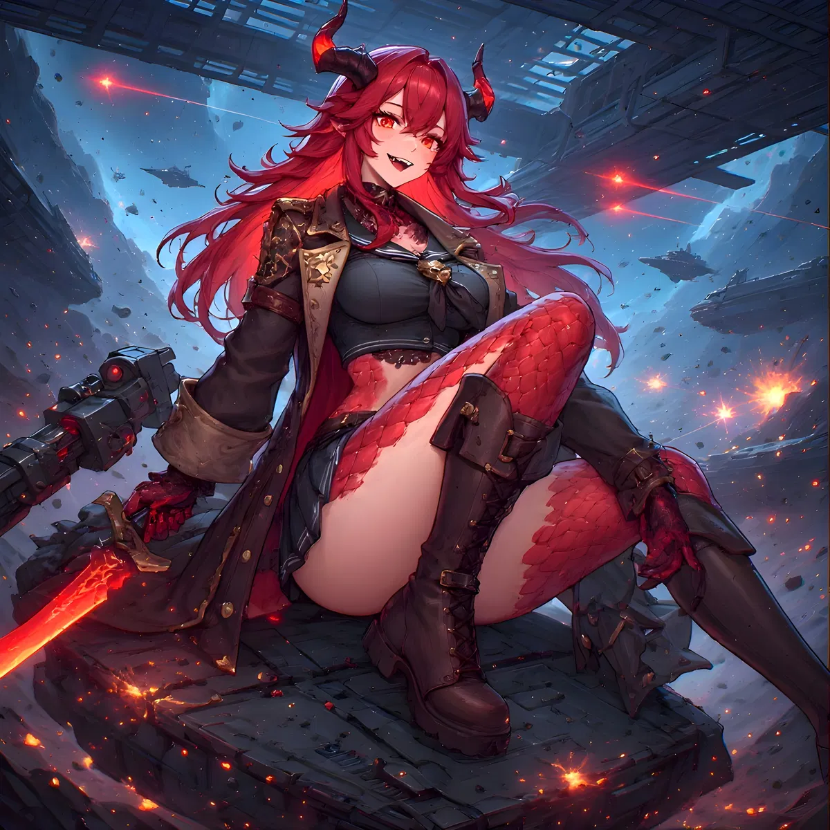 Avatar of Red The Crimson Hellion - Warmaster of The Crimson Drakes [The Magic Spider]