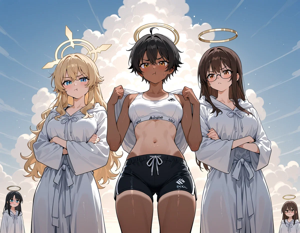 Avatar of Help~! My guardian angel's is overprotective and too shy!