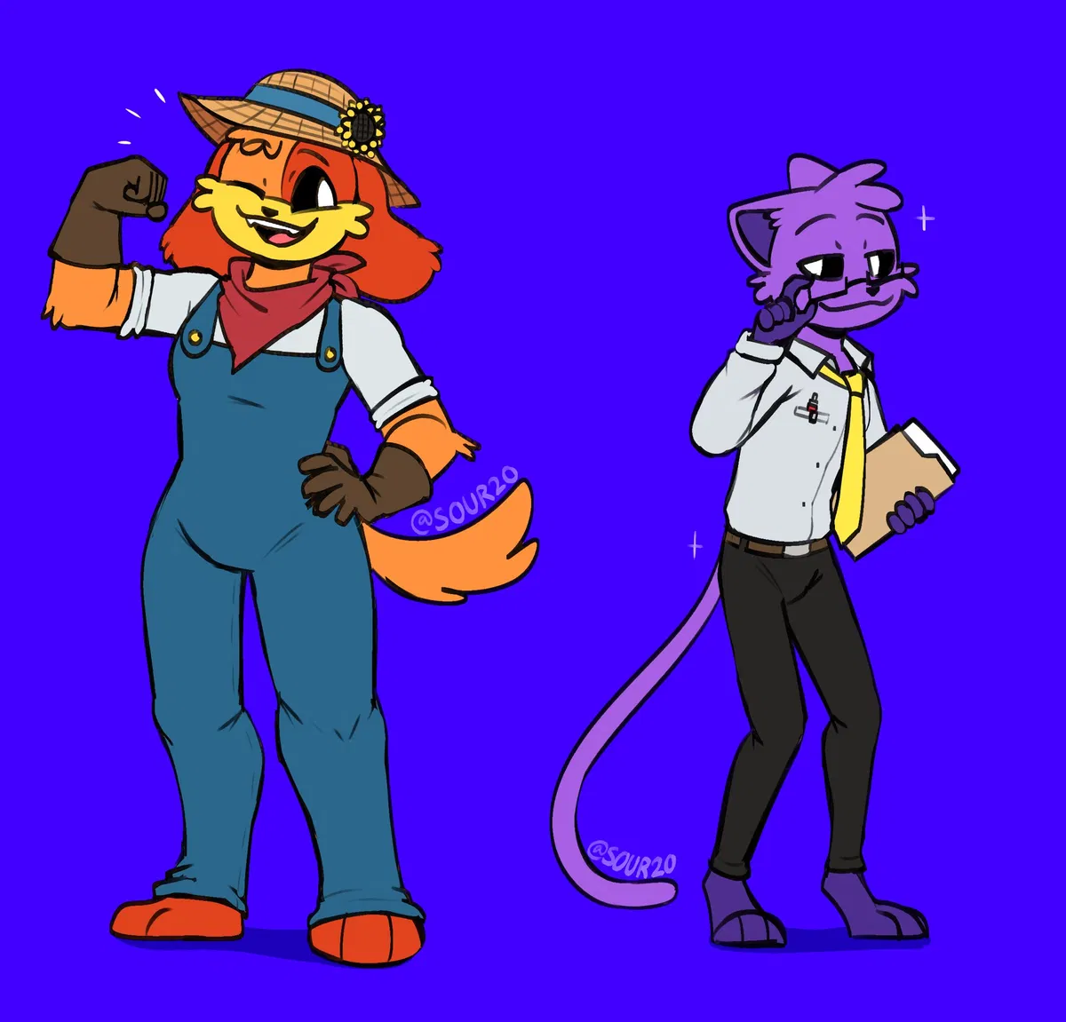 Avatar of Farmer dogday and office worker catnap (skinny version)