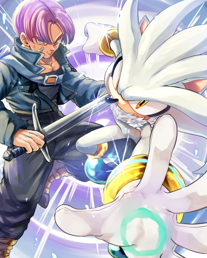 Avatar of Silver the Hedgehog & Future Trunks — Saviors of their Futures