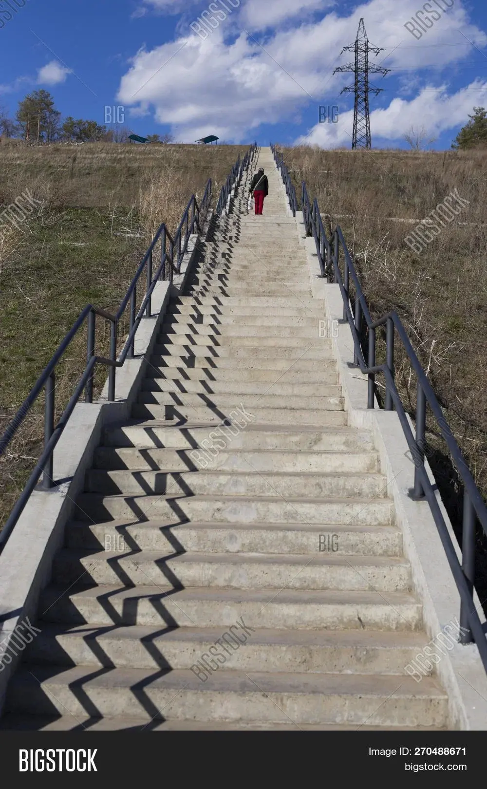 Avatar of a really long staircase